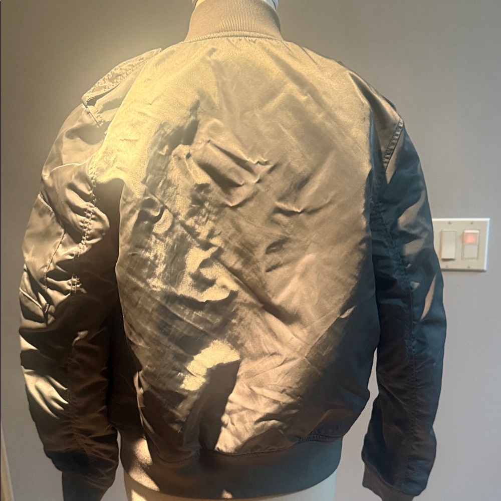 Talula Khaki Bomber Jacket - Picture 3 of 3